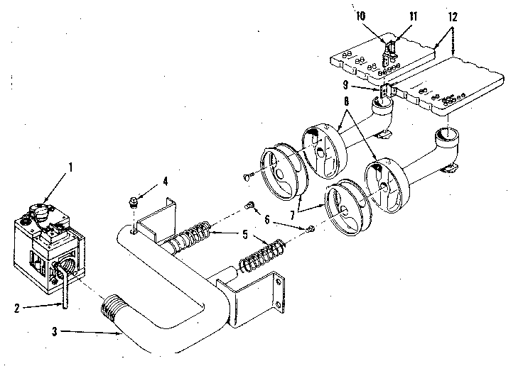 Kenmore 229962372 manifold and valves diagram