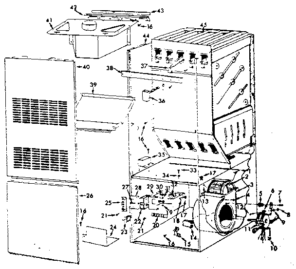 Kenmore 867774241 functional replacement parts diagram
