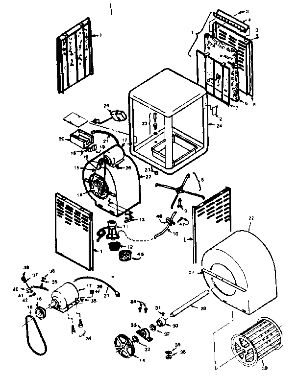 Kenmore 661614800 unit parts diagram