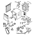Kenmore 661610400 unit parts diagram