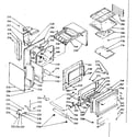Kenmore 1037886840 lower oven section diagram