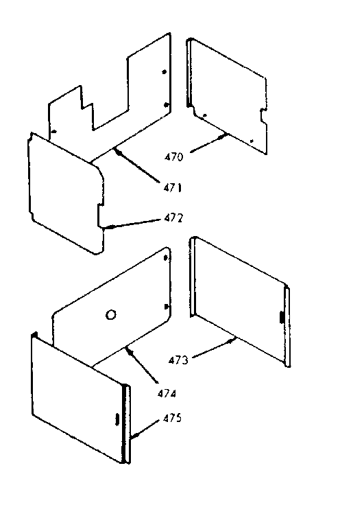 Kenmore 1037886840 oven liner kit no. 7116740 diagram