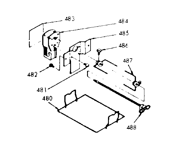 Kenmore 1037886840 rotisserie kit no. 7106720 diagram