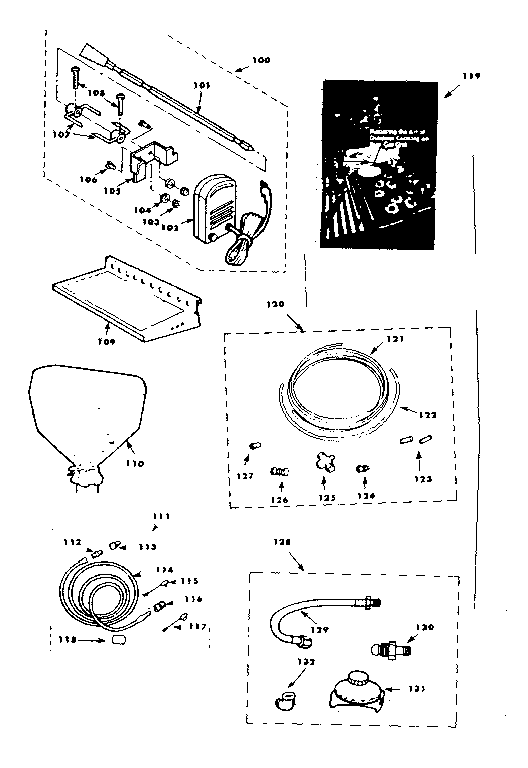 Kenmore 2582337631 accessories diagram
