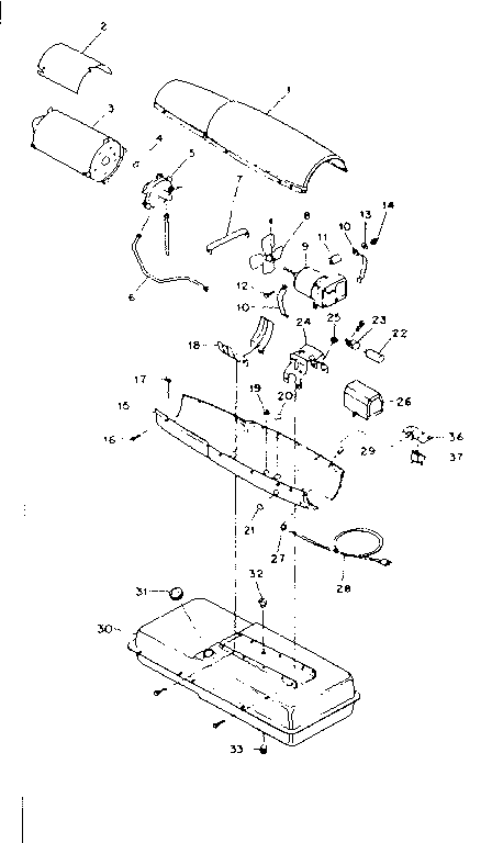 Kenmore 583408040 portable heater diagram