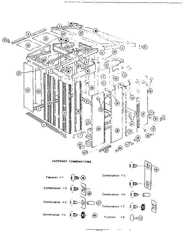 Sears 69660608 replacement parts diagram