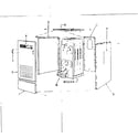 Kenmore 2298151 oil burner assembly and cabinet diagram