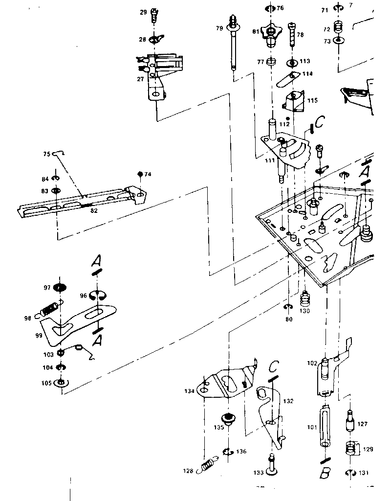 LXI 40091822801 record changer diagram