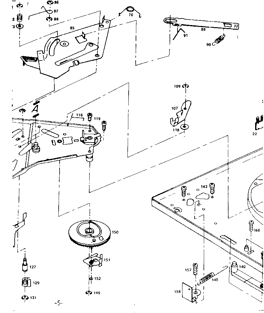 LXI 40091822801 record changer diagram