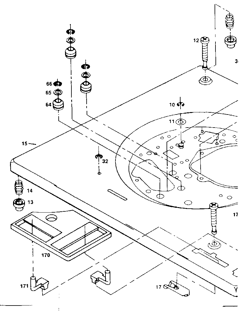 LXI 40091822801 record changer diagram