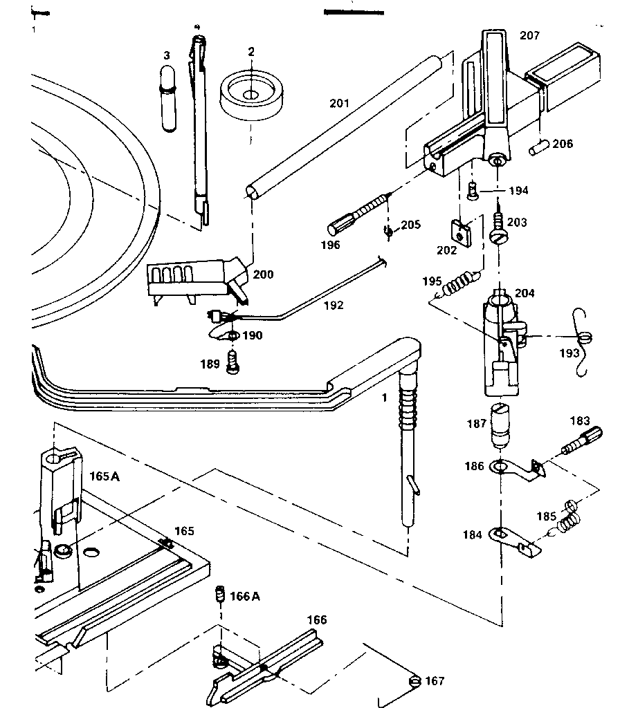 LXI 40091822801 record changer diagram