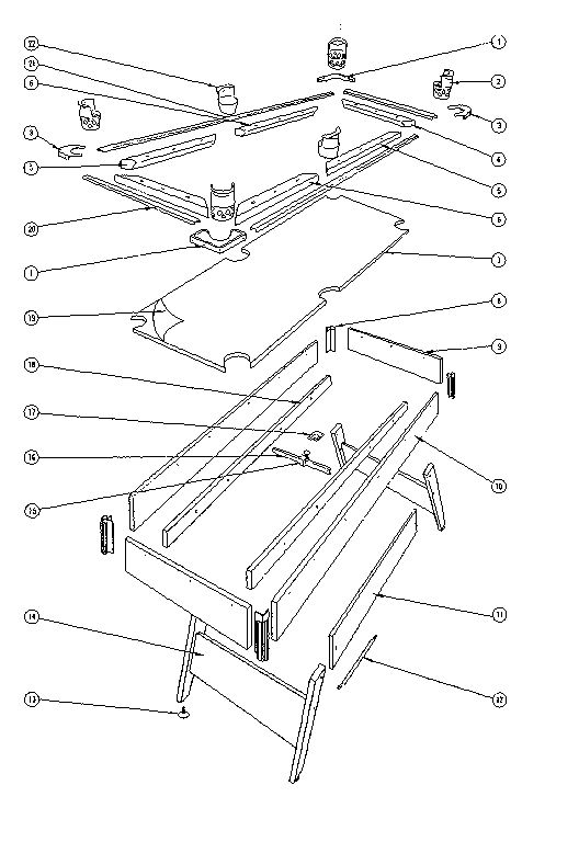 Sears 854256030 unit parts diagram