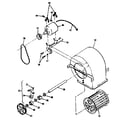 Kenmore 565615200 blower assembly diagram