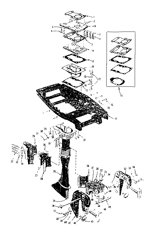 Eska 1747C column assembly diagram