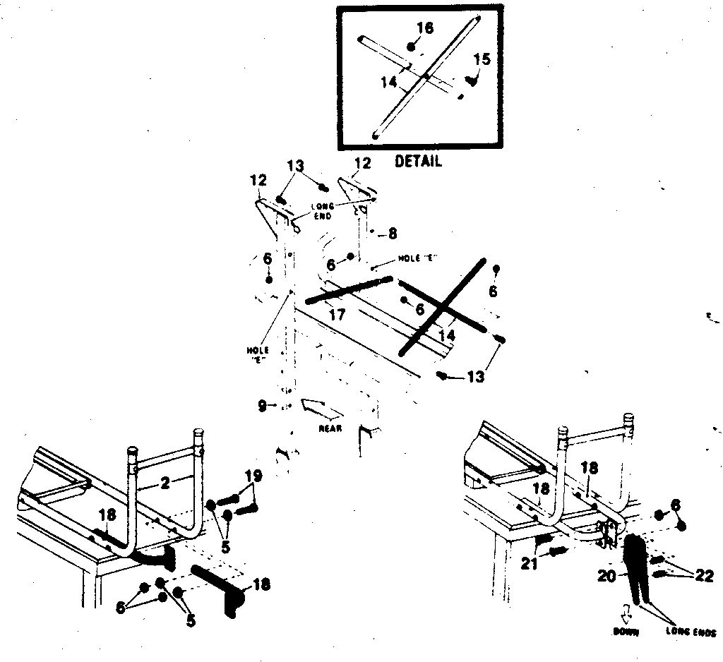 Lifestyler 374154442 weight bench supports diagram