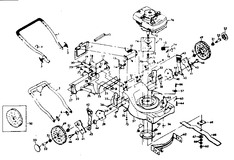 Craftsman 917374321 main frame diagram