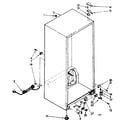 Kenmore 1068261380 cabinet parts diagram