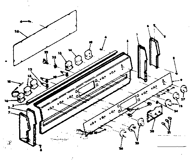 Kenmore 6286408211 backguard diagram