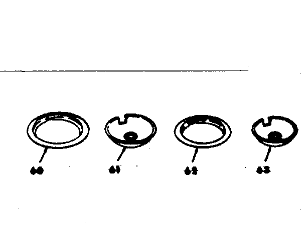 Kenmore 6286408211 optional porcelain pan and chrome ring kit no. 8067110 diagram