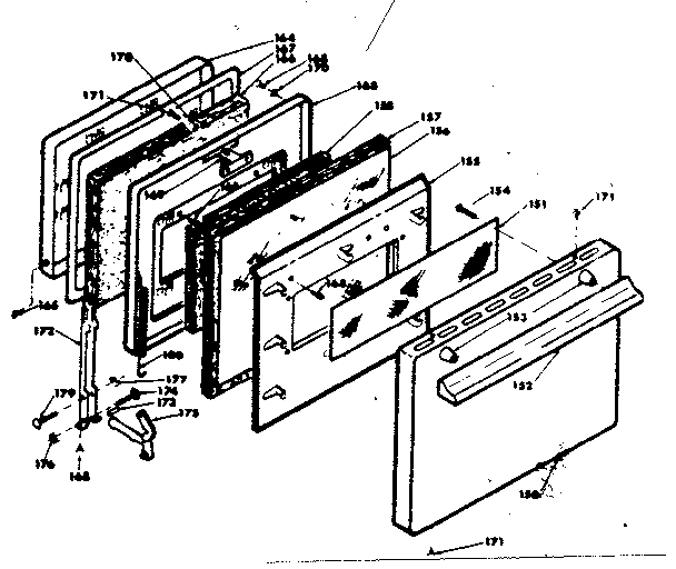 Kenmore 6286408211 doors diagram
