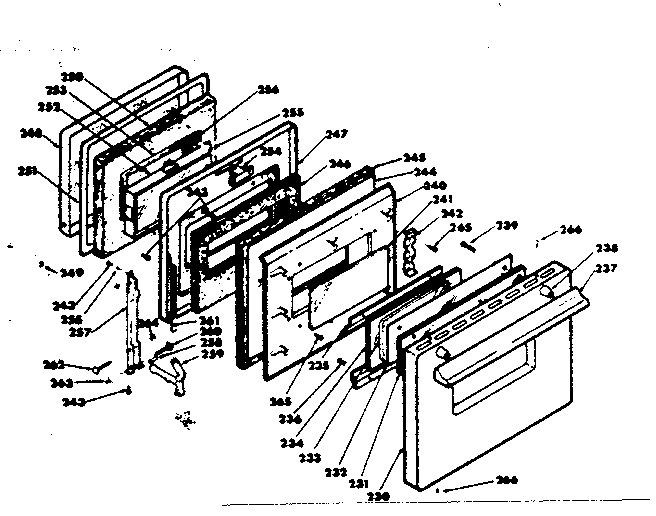 Kenmore 6286408211 doors diagram