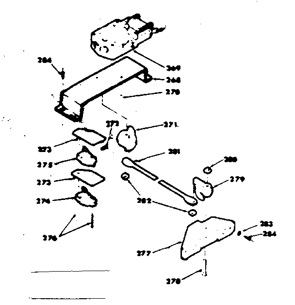 Kenmore 6286408211 latch mechanism diagram
