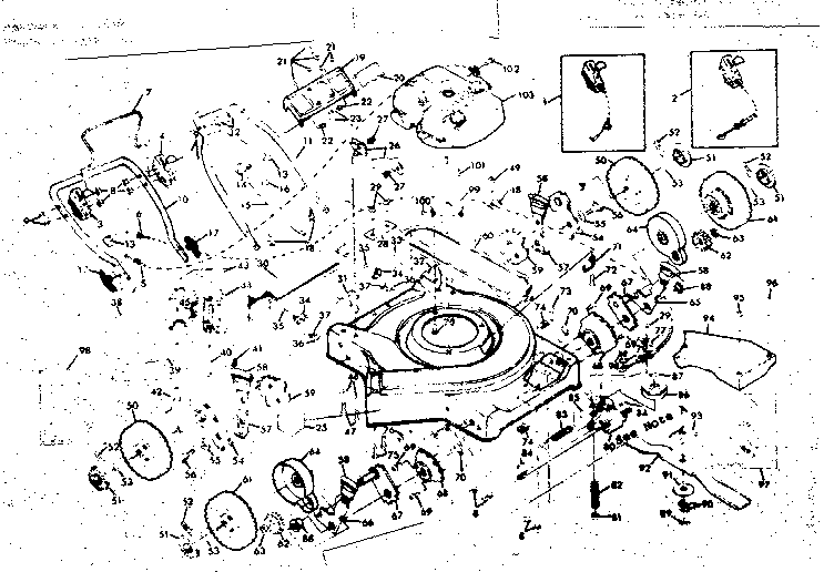 Craftsman 131978300 mower deck diagram