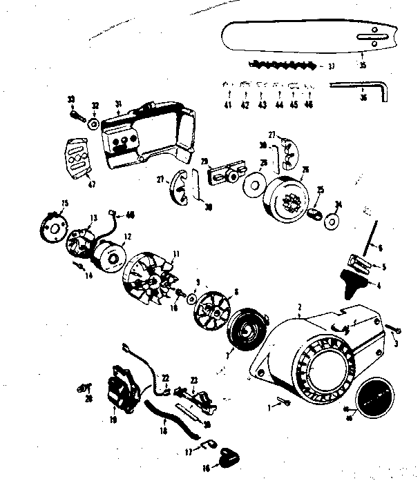 Craftsman 358350851 flywheel assembly diagram