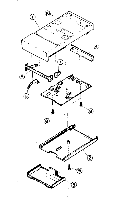 LXI 93453281550 remote hand set diagram