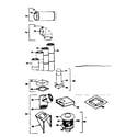 Kenmore 155841861 optional accessories diagram