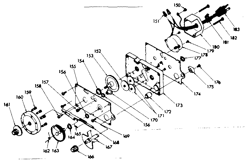 Kenmore 62534734 timer assembly and associated parts diagram