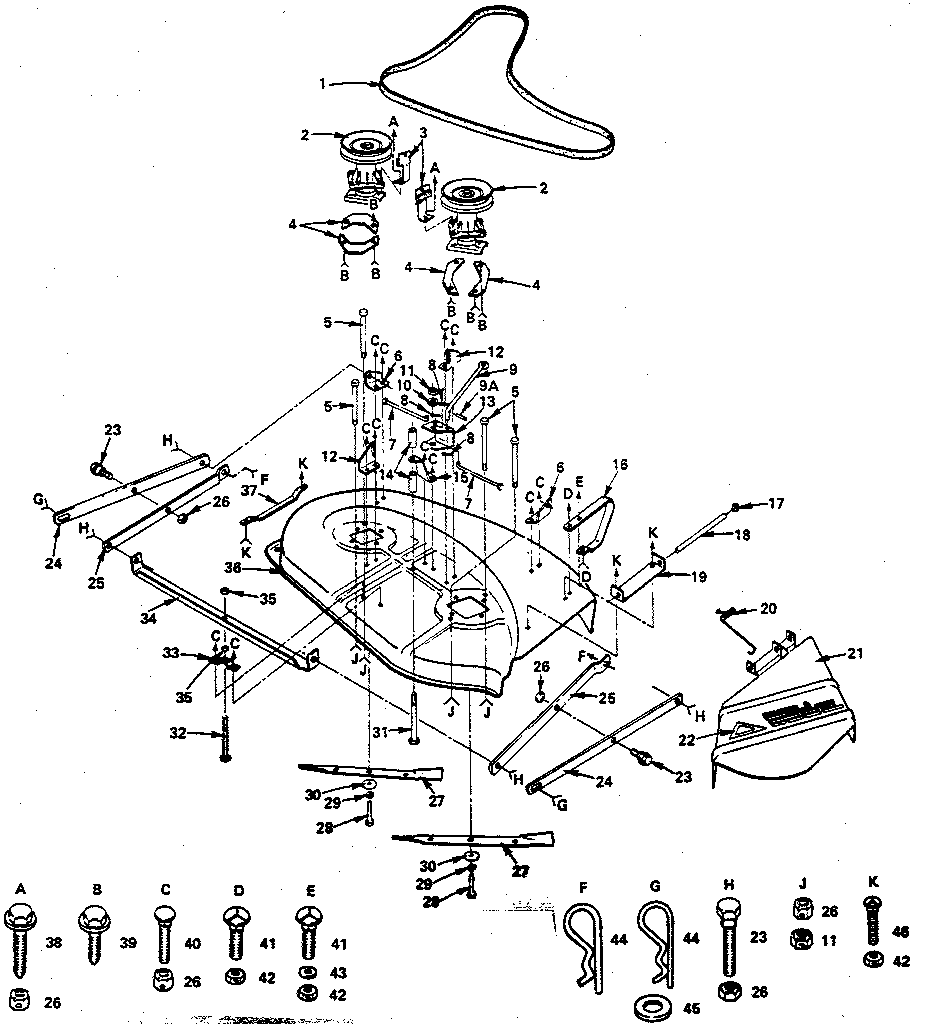 Craftsman 917252673 mower diagram