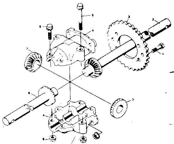 Craftsman 502256132 differential diagram