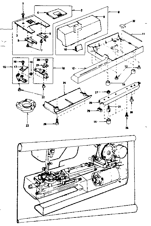 Kenmore 3851788180 needle plate diagram