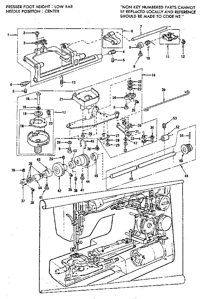 Kenmore 3851788180 feed regulator assembly diagram