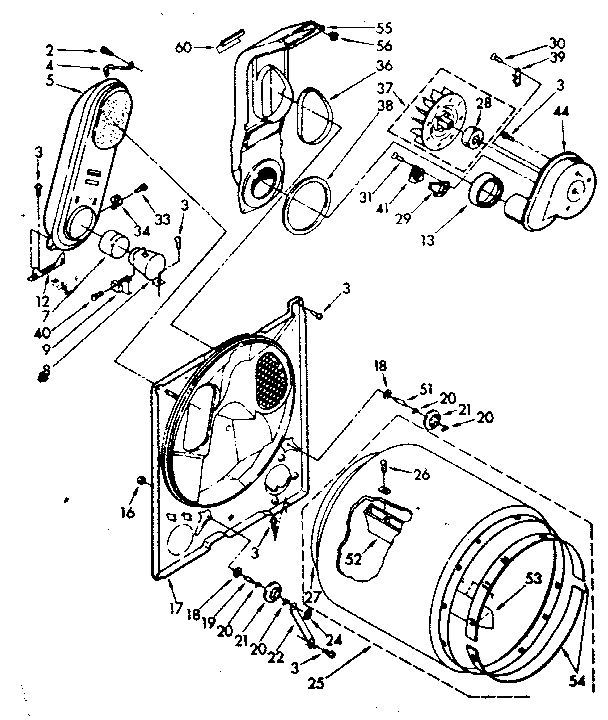 Kenmore 11087471610 bulkhead parts diagram