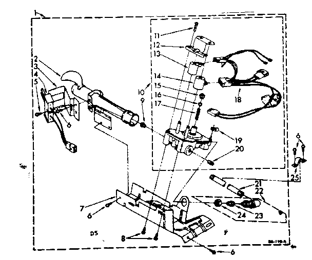 Kenmore 11087471610 burner assembly diagram