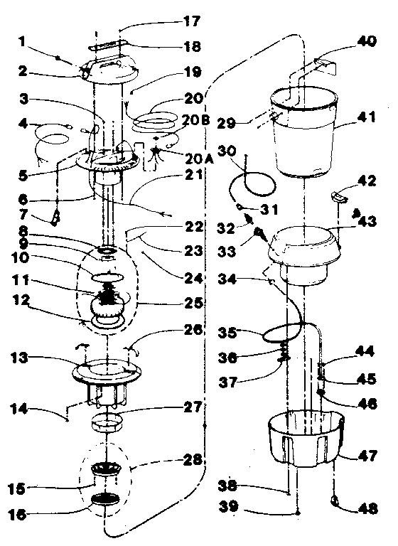 Kenmore 1758555180 base assembly diagram