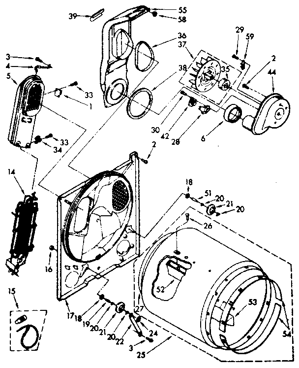 Kenmore 11086573330 bulkhead parts diagram