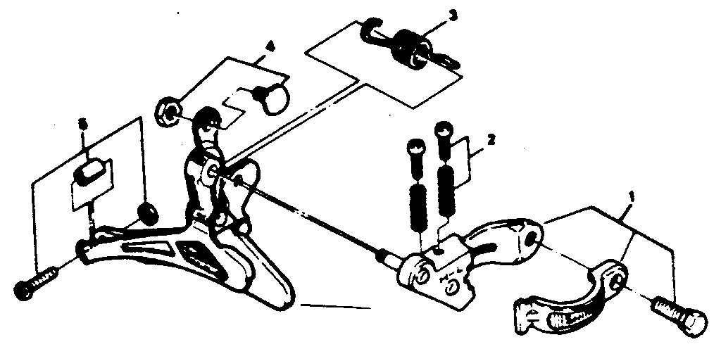 Sears 502471860 shimano front derailleur diagram