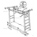 Sears 70172547-1 t. frame assembly diagram