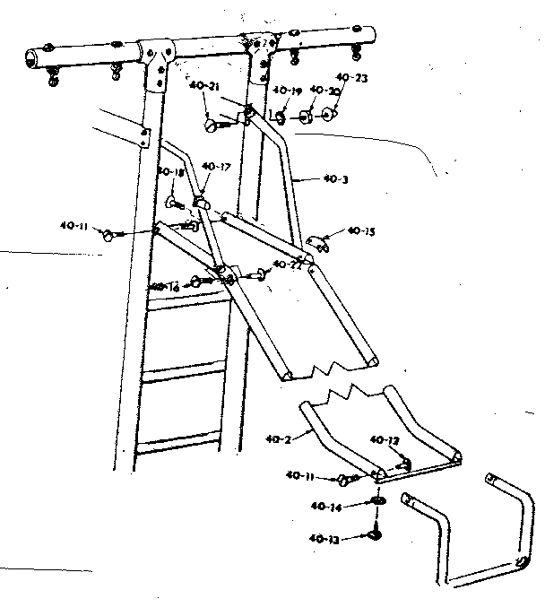 Sears 70172547-1 slide assembly diagram