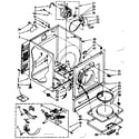 Kenmore 11087470400 cabinet parts diagram