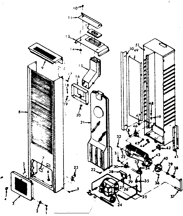 Kenmore 867758110 furnace body diagram