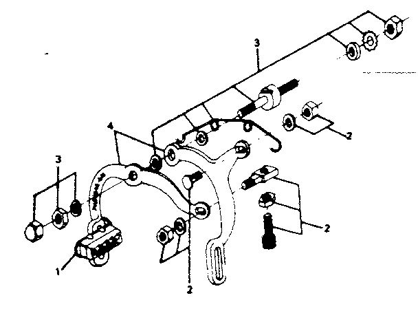 Sears 502456133 center bolt assembly diagram