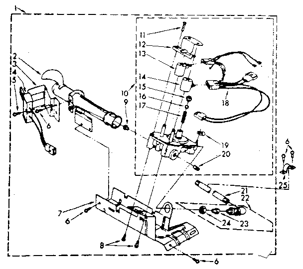 Kenmore 11087582820 694670 burner assembly diagram