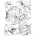 Kenmore 11087573720 cabinet parts diagram