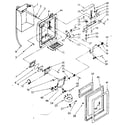 Kenmore 1068532840 dispenser front parts diagram