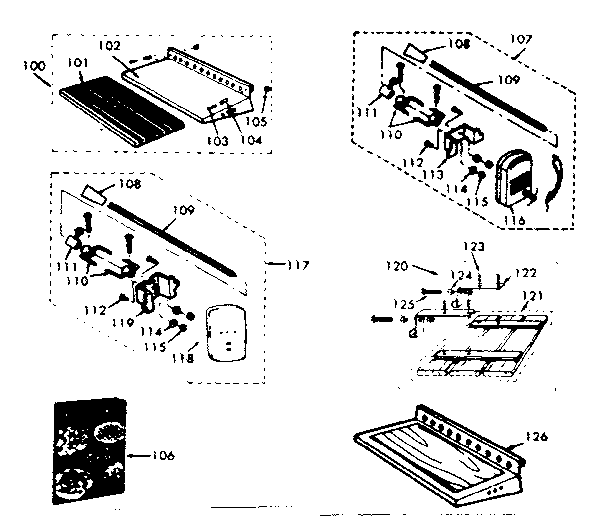 Kenmore 2581065180 optional accessories diagram