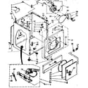 Kenmore 11087406850 cabinet parts diagram